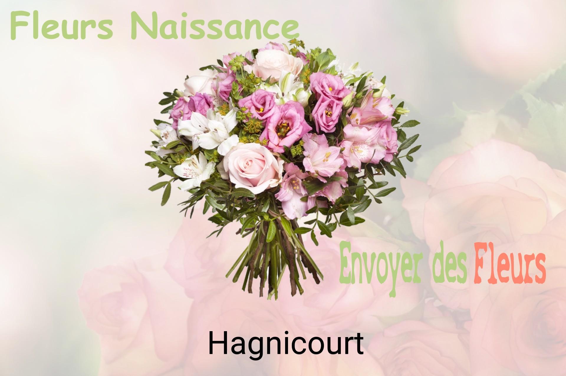 Bouquet de fleurs de naissance livré à Hagnicourt